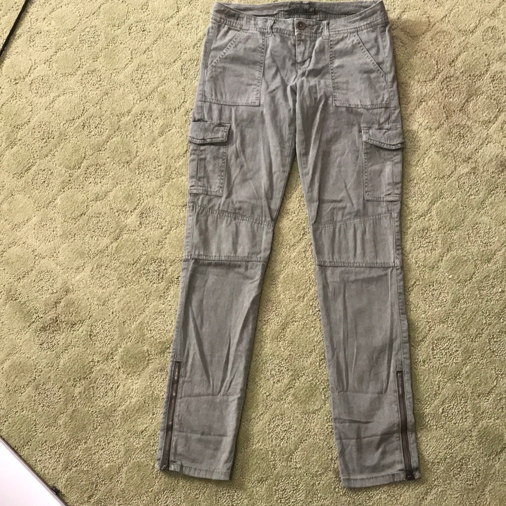 Army Green American Eagle Cargo Pants